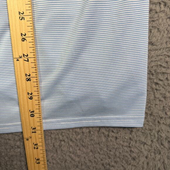 Holderness & Bourne Polo Shirt Mens L Blue White Burke Golf Huntingdon Valley - Picture 9 of 10